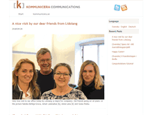 Tablet Screenshot of news.kommunicera.se